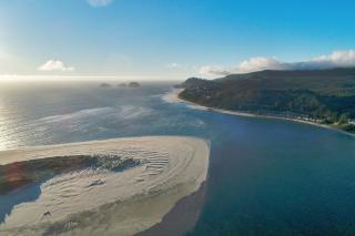 A scenic feature of a coastline