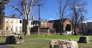 A picture of an urban area in Baltimore, Maryland.
