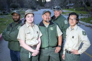 A diverse group of Forest Service employees.