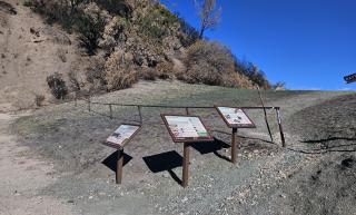 Three signs out in the field