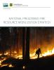 Cover of a publication titled "National Prescribed Fire Resource Mobilization Strategy"