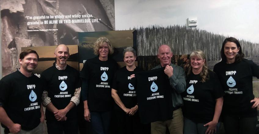 Group photo of members of the Drinking Water Providers Partnership. USDA Forest Service photo.