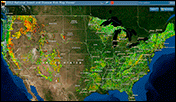 National Insect and Disease Risk Map screen capture