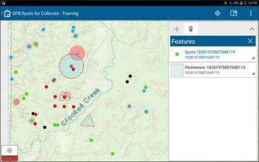 SPB Collector map data window screen capture