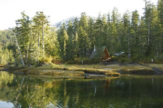 Goose Bay Cabin on a sunny day.jpg Goose Bay Cabin on a sunny day