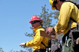 Capt. Bryan Vergne of Engine 35 from Fire Station 35 Banning