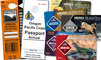 A selection of annual recreation passes