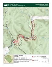 Flowing Springs map closure area