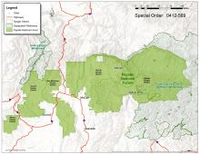 A map related to Order #0412-569