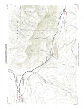 Map of areas pertaining Forest Order 04-19-108 Beaver Creek Ski Trail Dog Restrictions Order in the Heber/Kamas Ranger District, Uinta Wasatch-Cache National Forest