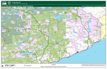 Map showing closures from storm damage