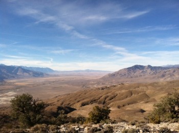 valley shot, mountains, vista