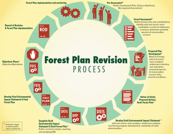 The cycle of Forest Plan Revision Process
