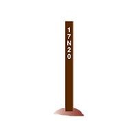 Vertical route marker