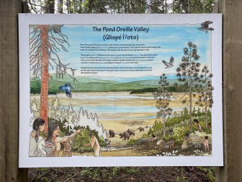 interpretive trail sign