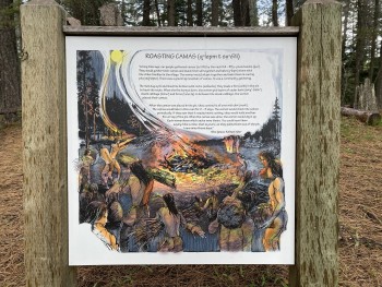 interpretive trail sign