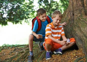 Centennial - Boys geocaching