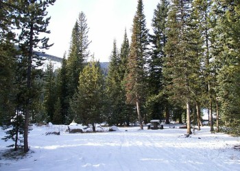 Chisholm camp ground in winter