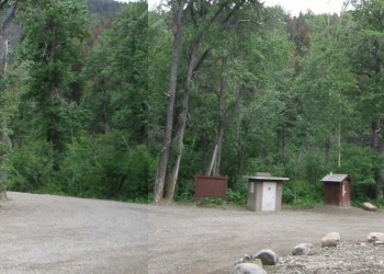 Lower Hyalite Group Campground - Site Panorama