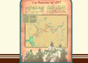 The Summer of 1877 Interpretive Panel FOR CARD