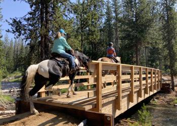 Quinn Creek Trail Bridge Replacement After 2