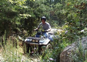 ATV on trail
