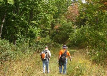 Hikers on North Country Trail