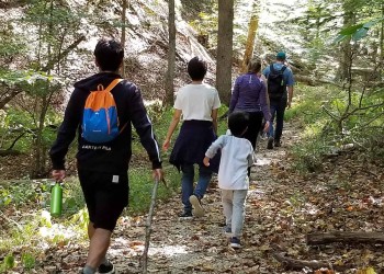 Family Hiking at Hardin Ridge