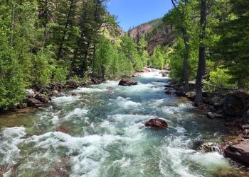 North Fork of the Blackfoot River in Scapegoat Wilderness