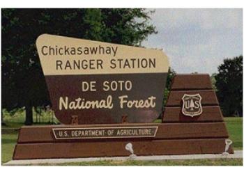 Chickasawhay Ranger District Sign