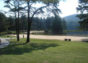 Lake Sherwood Beach Area