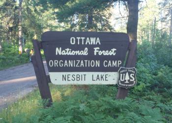 Camp Nesbit Sign
