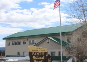 The New Meadows Ranger District office building