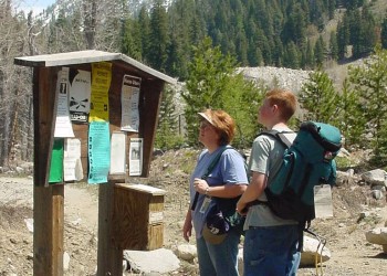Main Eagle Trailhead hikers