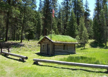 Historic Alta Ranger Station, West Fork Ranger District.