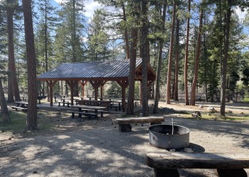 Three Sisters Group Site Pavilion Darby Ranger District