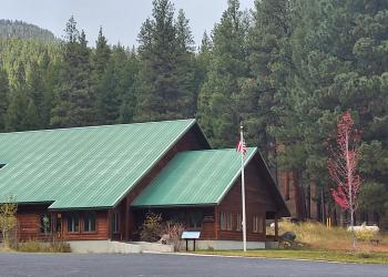 West Fork Ranger District administrative office in the fall.