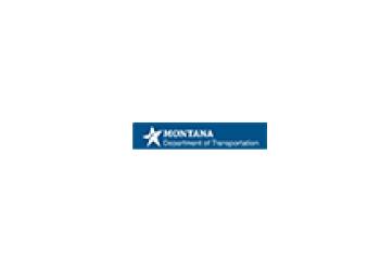 A graphic with a star and text states, "Montana Department of Transporation"