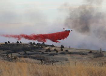 Airtanker Fire Retardant drop