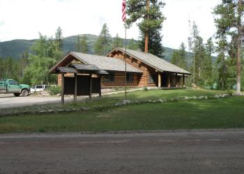 Spotted Bear Ranger Station office