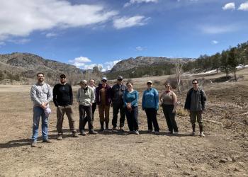 Helena Young Professionals during a volunteer day at Beaver Creek
