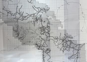 Photo of a map