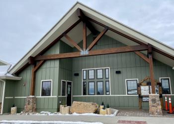 Front entrance of the Northern Hills Ranger District Office