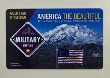 The America the beautiful Gold Star & Veteran Pass