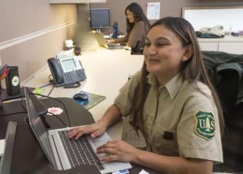 Forest Service Employee in Uniform