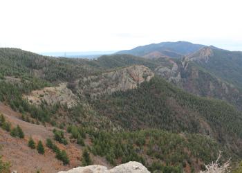Looking into the Manzano Mountains