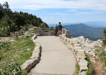 Views from the Interpretive Trail off of the Crest Scenic Byway