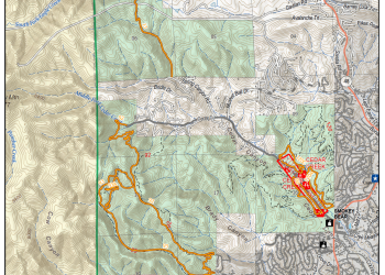 Smokey Bear ranger District Area Closure Map