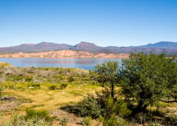 View of Roosevelt Lake on the Tonto Basin Ranger District