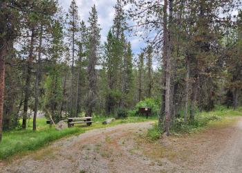 Cave Falls Campground Site